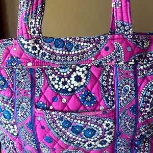 Cute pink and purple Vera Bradley bag.